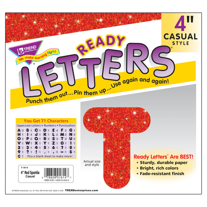 (3 PK) READY LETTERS 4IN CASUAL