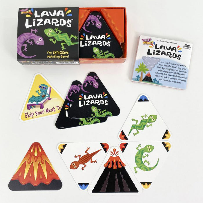 Lava Lizards™ Three Corner™ Card Game, Pack of 3