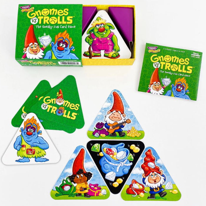 GNOMES vs TROLLS™ Three Corner™ Card Game, Pack of 3