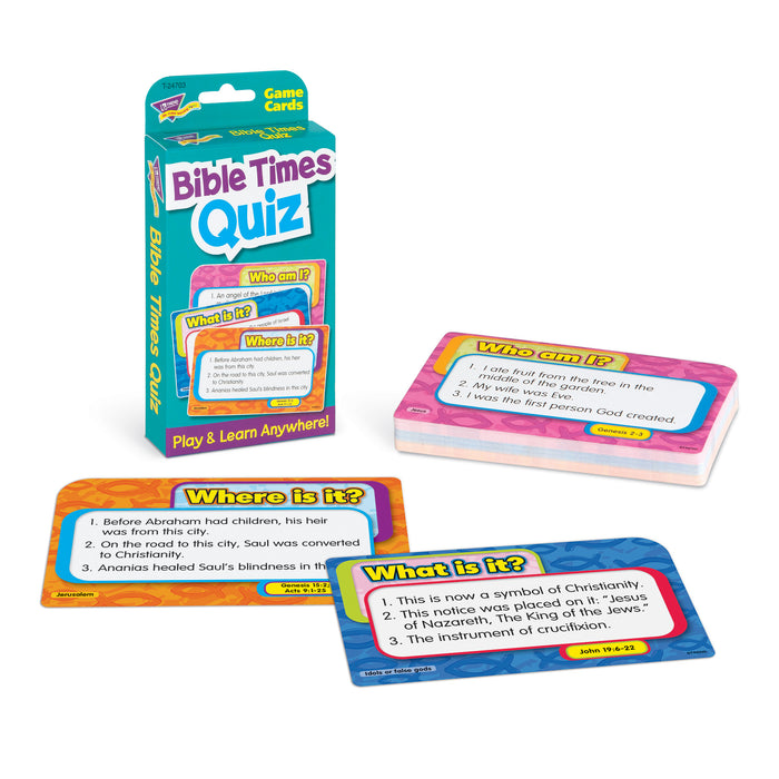 (6 EA) CHALLENGE CARDS BIBLE TIMES