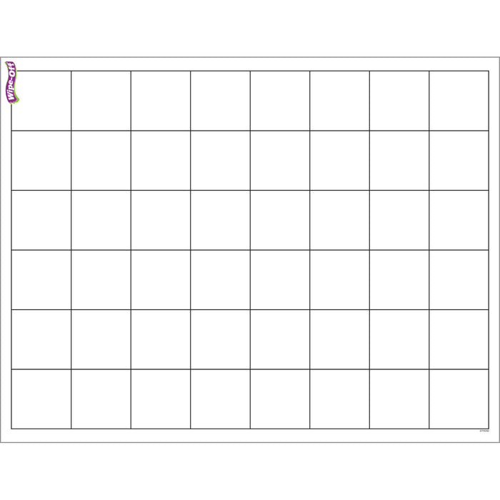 Graphing Grid (Large Squares) Wipe-Off® Chart, 17" x 22", Pack of 6