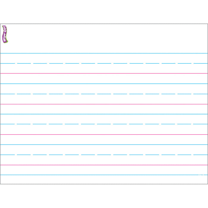 Handwriting Paper Wipe-Off® Chart, 17" x 22", Pack of 6