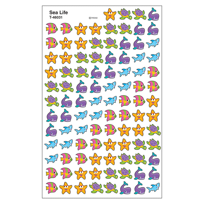 Sea Life superShapes Stickers, 800 Per Pack, 6 Packs