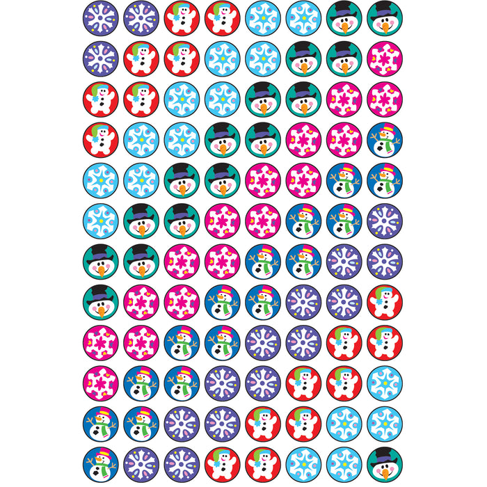 Winter Joys superSpots® Stickers, 800 Per Pack, 6 Packs