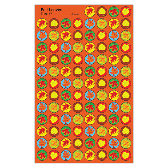 Fall Leaves superSpots® Stickers, 800 Per Pack, 6 Packs