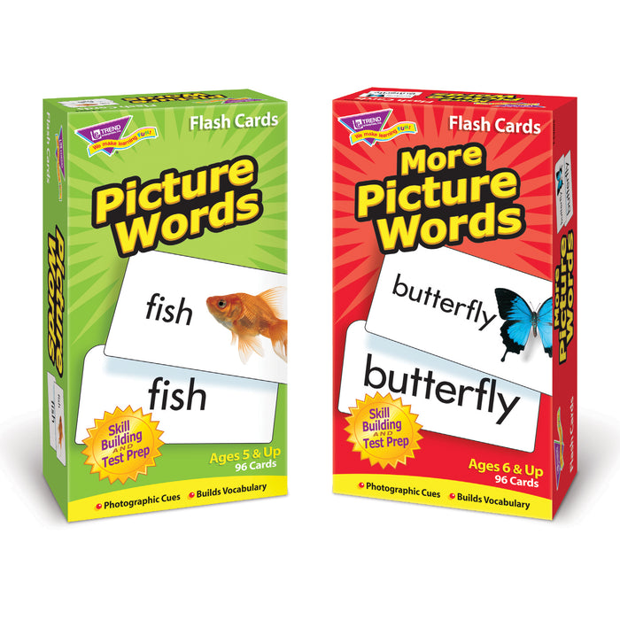 PICTURE WORDS FLASH CARDS ASST