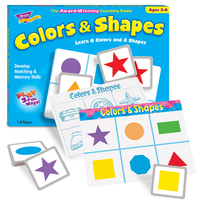 MATCH ME GAME COLORS & SHAPES AGES