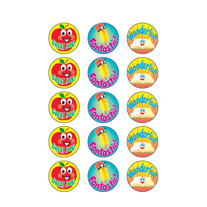 School Time-Apple Stinky Stickers®, 60 Per Pack, 6 Packs