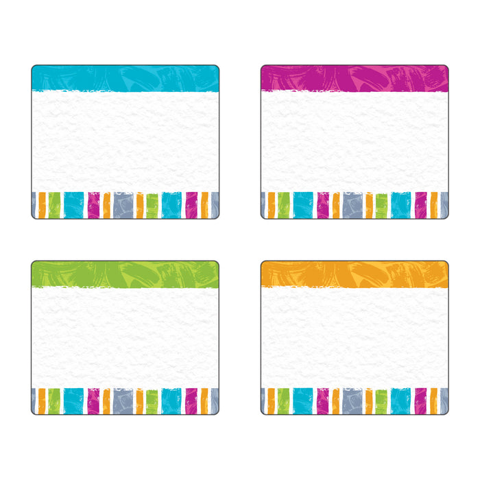 Color Harmony™ Stripes Terrific Labels™ Variety Pack, 36 Per Pack, 6 Packs