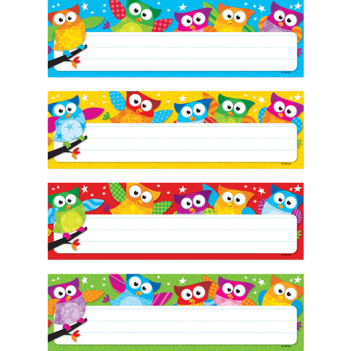 Owl-Stars!® Desk Toppers® Name Plates Variety Pack, 32 Per Pack, 6 Packs