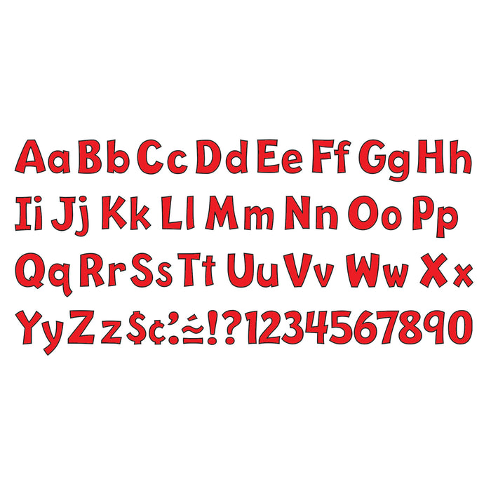 (3 PK) READY LETTER 4IN PLAYFUL RED