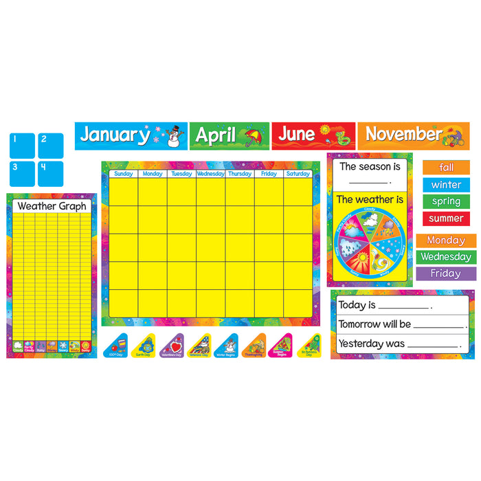 Year Around Calendar Bulletin Board Set, 2 Sets