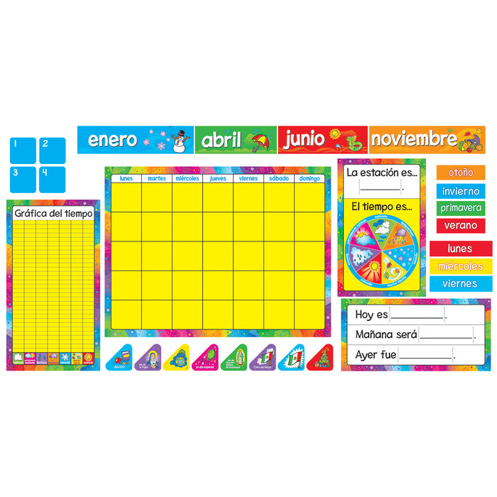 Calendario Anual (Spanish) Bulletin Board Set, 2 Sets