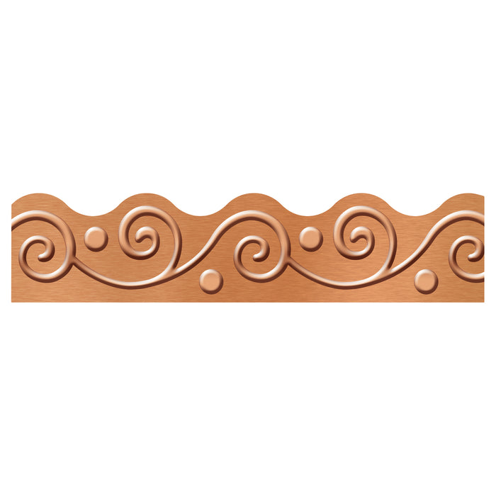 I ♥ Metal Copper Scrolls Terrific Trimmers®, 39' Per Pack, 6 Packs