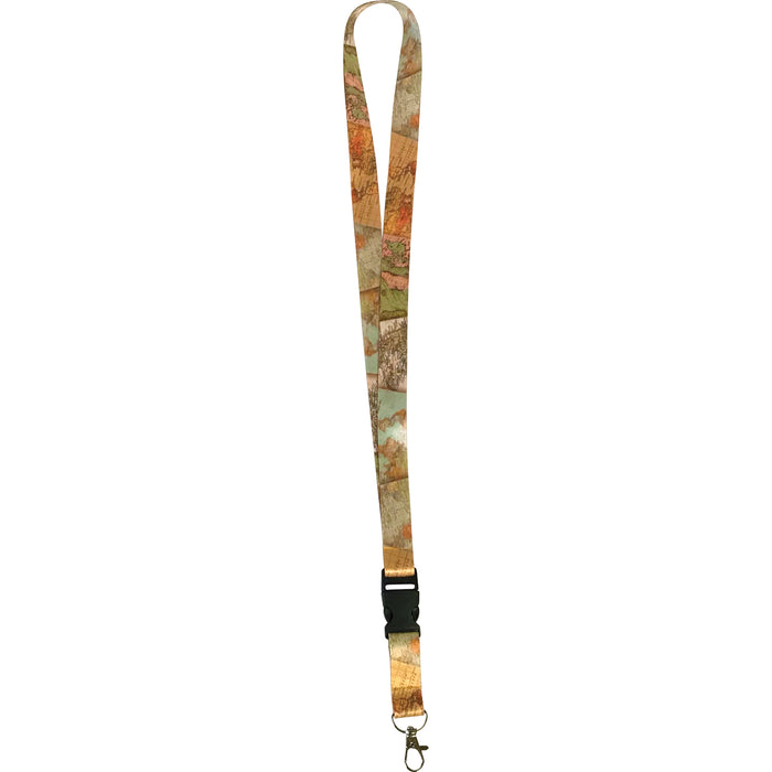 Travel the Map Lanyard, Pack of 6