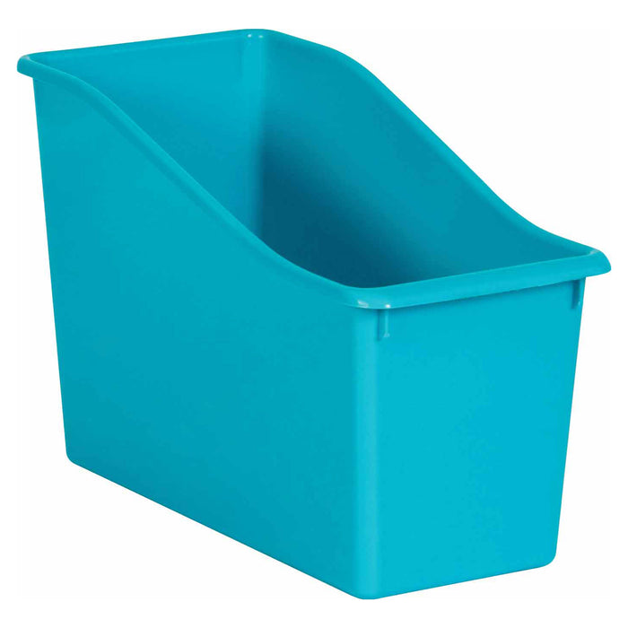 Teal Plastic Book Bin, Pack of 6