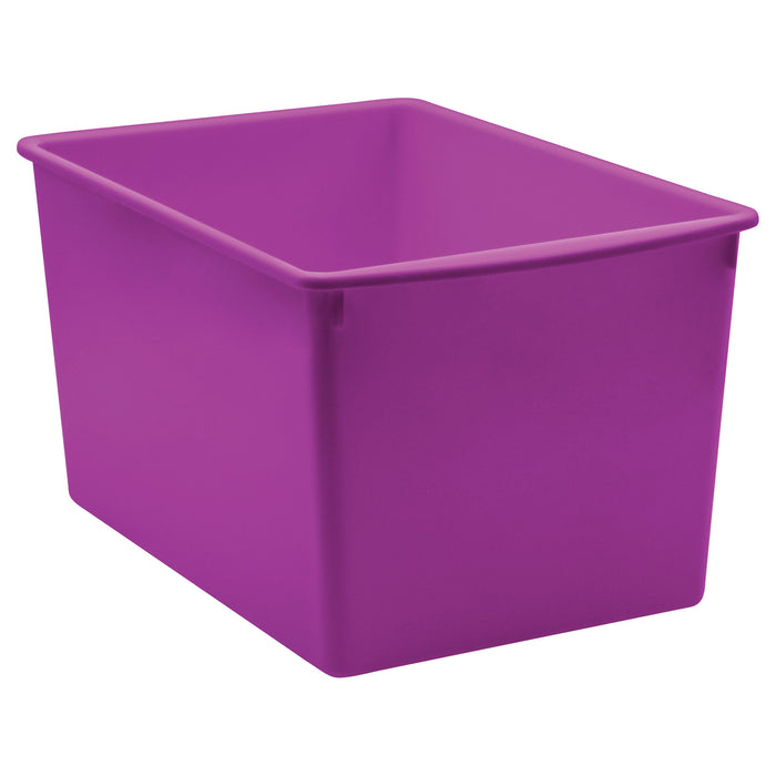 Purple Plastic Multi-Purpose Bin, Pack of 3