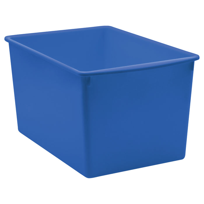 Blue Plastic Multi-Purpose Bin, Pack of 3