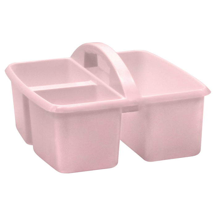 Blush Plastic Storage Caddy, Pack of 6