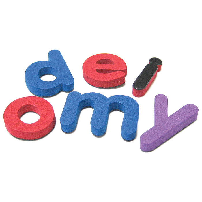 Magnetic Foam: Small Lowercase Letters, 55 Per Pack, 5 Packs