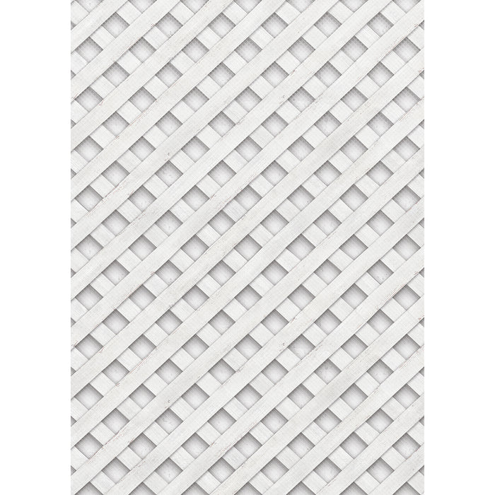 White Trellis Better Than Paper Bulletin Board Roll, 4' x 12', Pack of 4