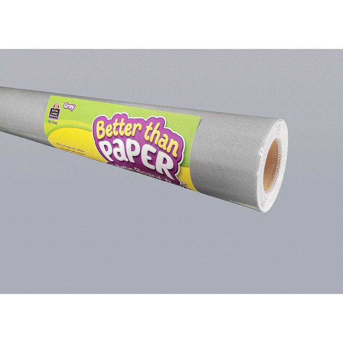 Gray Better Than Paper Bulletin Board Roll, 4' x 12', Pack of 4