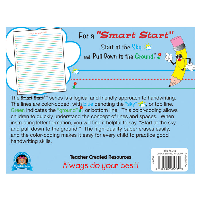 SMART START 1-2 WRITING PAPER 360
