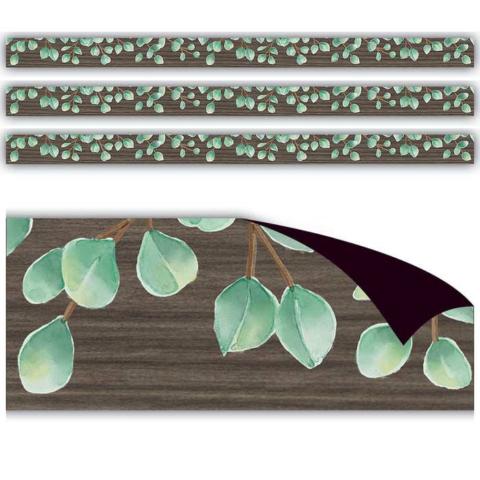 Eucalyptus Magnetic Border, 24 Feet Per Pack, 3 Packs