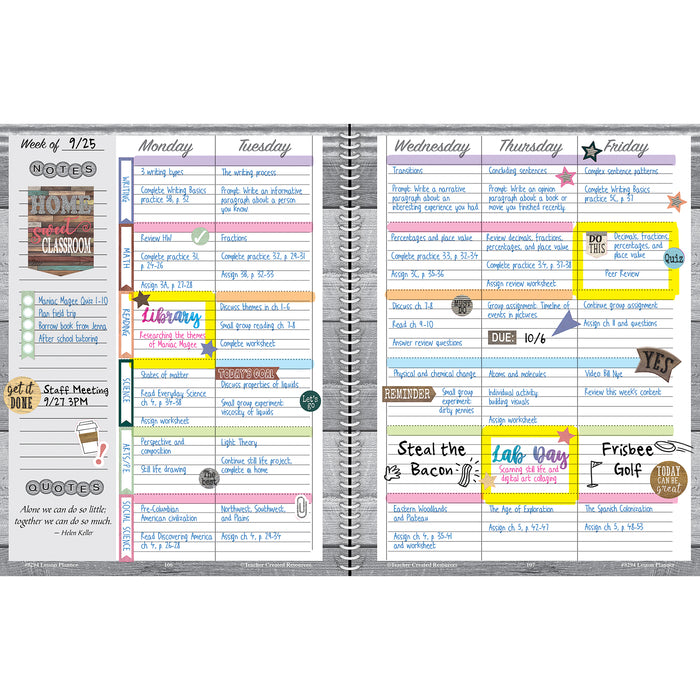 HOME SWEET CLASSROOM LESSON PLANNER