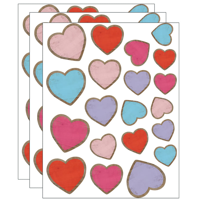 Home Sweet Classroom Hearts Accents, Assorted Sizes, 60 Per Pack, 3 Packs