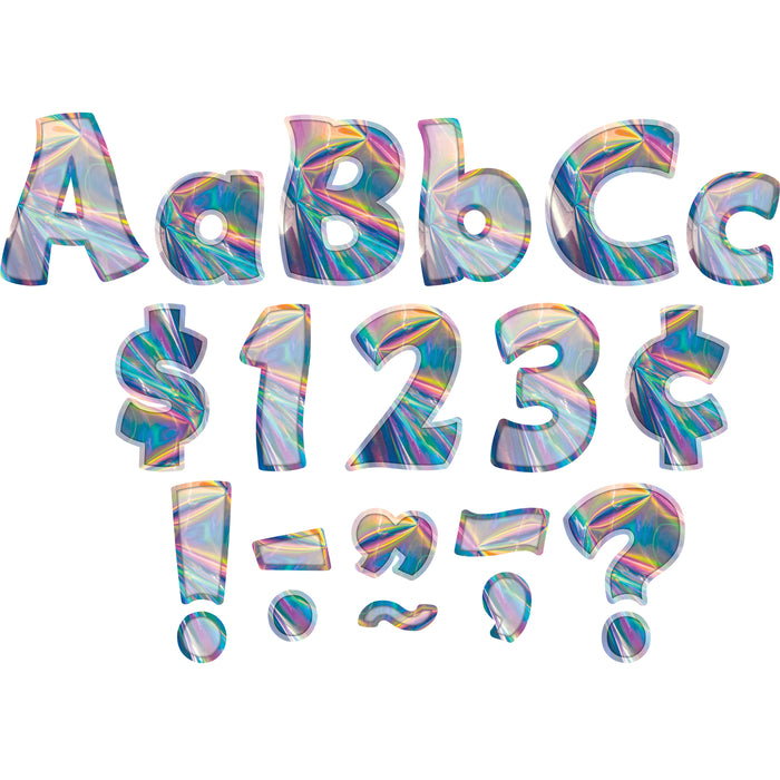 Iridescent Funtastic 4" Letters Combo Pack, 208 Per Pack, 3 Packs