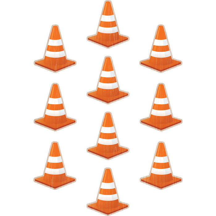 Under Construction Cones Accents, 30 Per Pack, 3 Packs