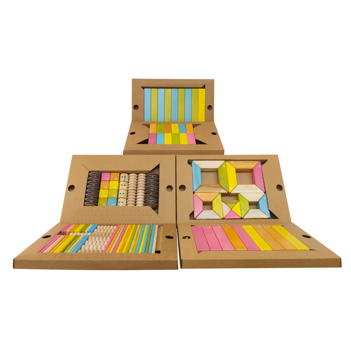 Classroom Mgnetic Wooden Block Kit, 130 Pieces