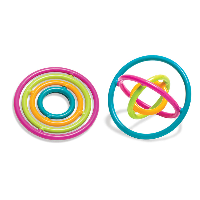 Gyrobi, Plastic Ring Fidget Toy, Pack of 6