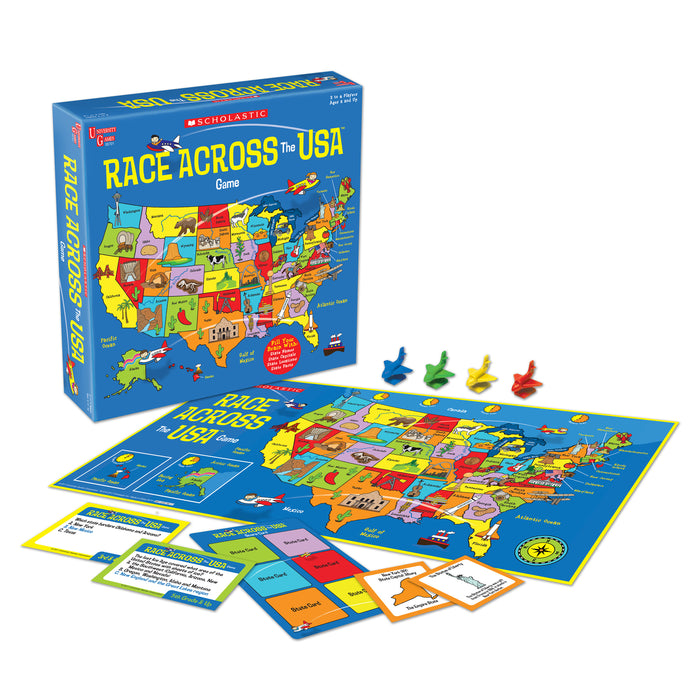SCHOLASTIC RACE ACROSS THE USA GAME