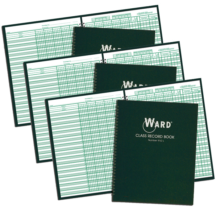Class Record Book, 9-10 Week Grading Periods, Pack of 3