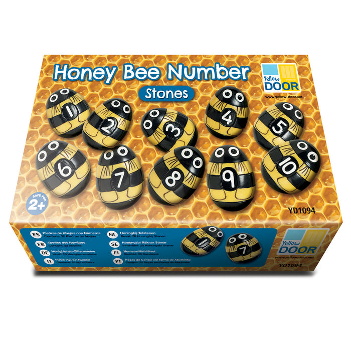 HONEY BEE NUMBER STONES