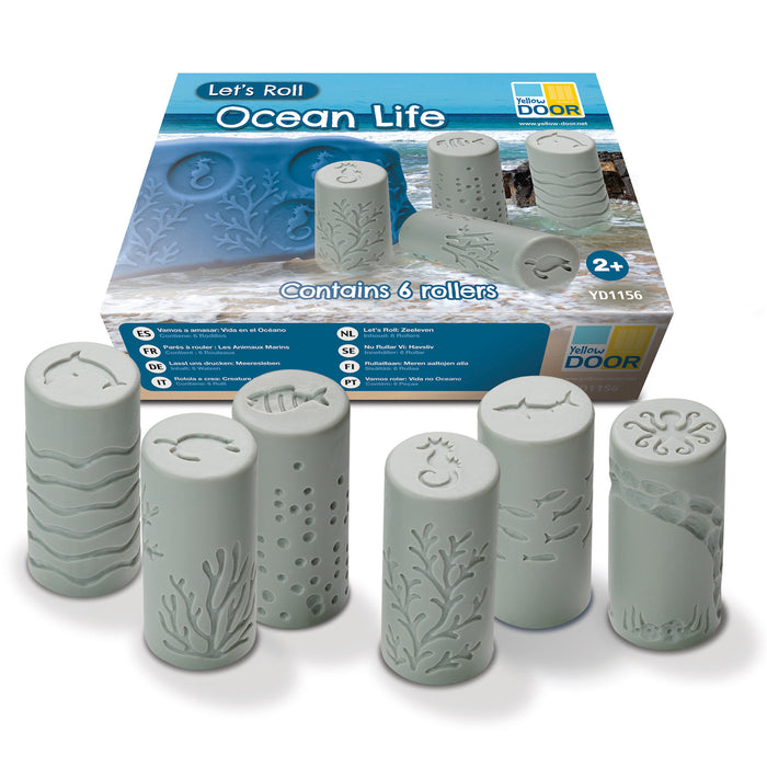 Let's Roll, Ocean Life Rollers, Set of 6