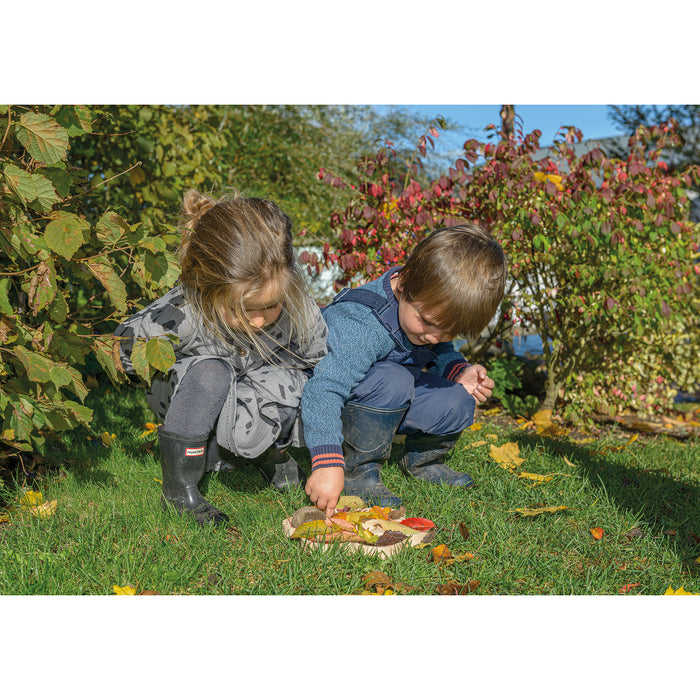 Natural Flower Tactile Tray, 6-Section