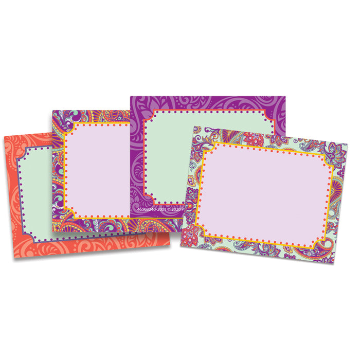 (6 PK) POSITIVELY PAISLEY NAME TAGS
