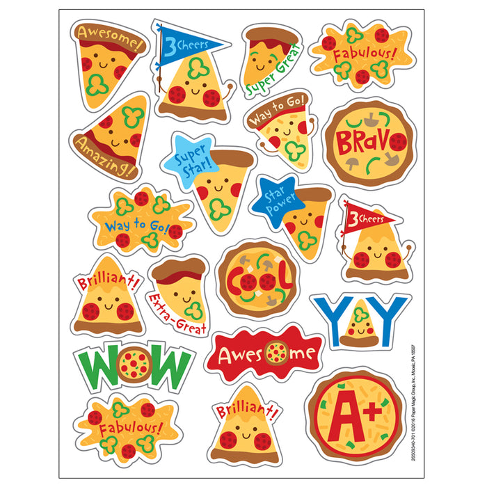 PIZZA SCENTED STICKERS 80CT