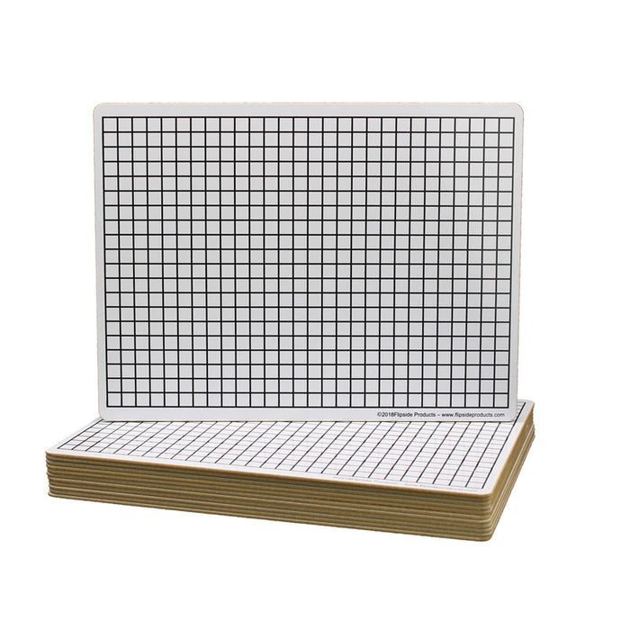 TWO SIDED SQUARES GRID BOARD 24PK