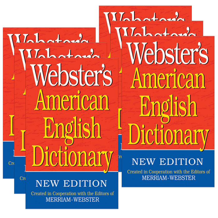 (6 EA) WEBSTERS AMERICAN ENGLISH