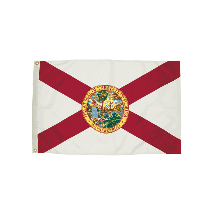 3X5 NYLON FLORIDA FLAG HEADING &