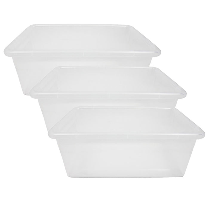 (3 EA) CUBBIE TRAY CLEAR