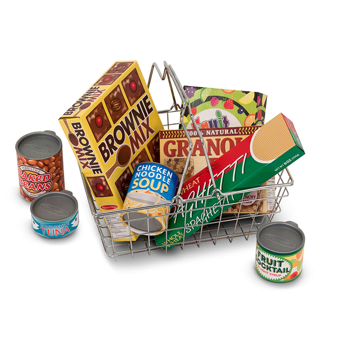 GROCERY BASKET WITH FOOD
