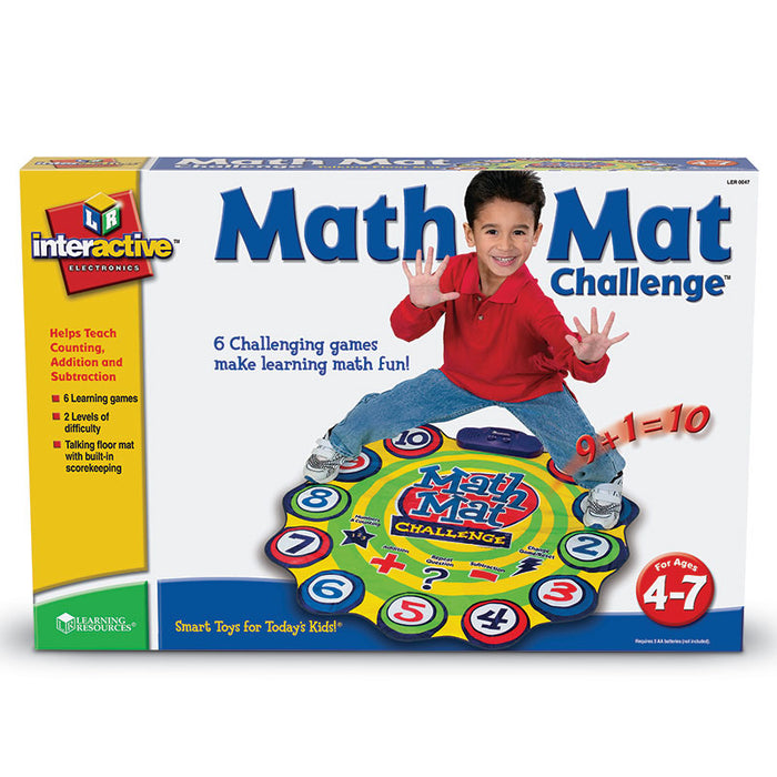 MATH MAT CHALLENGE GAME GR PK & UP