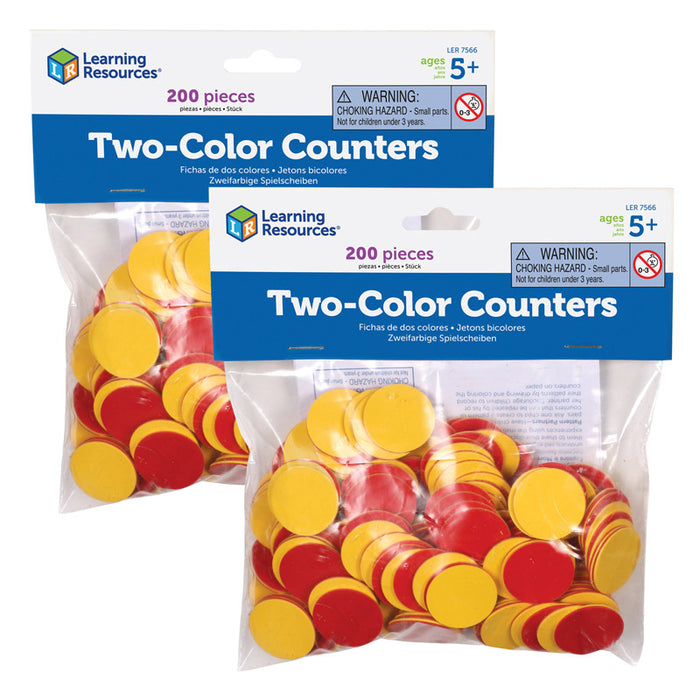 (2 PK) TWO COLOR COUNTERS RED AND