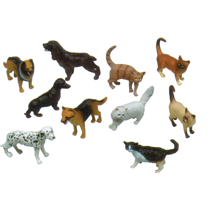 5IN PETS ANIMAL PLAYSET SET OF 10
