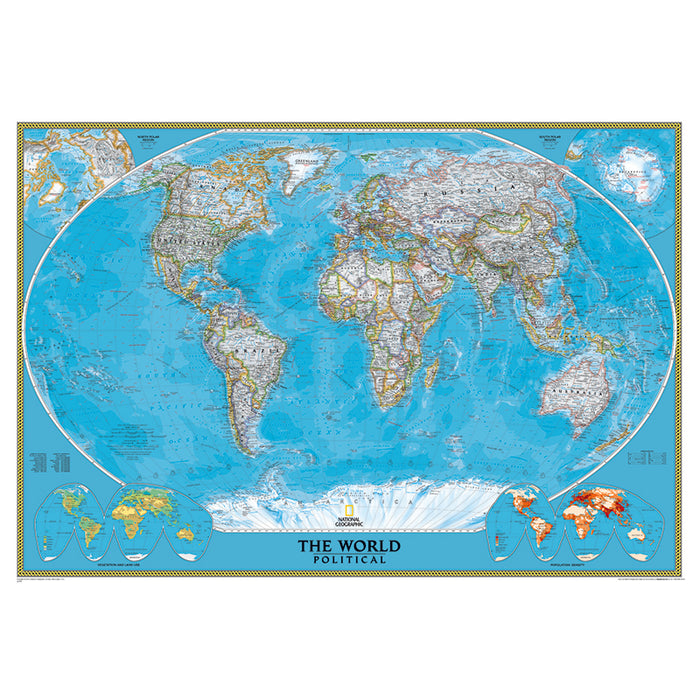 WORLD MURAL MAP